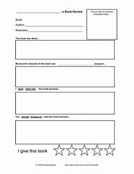 Image result for Book Review Template Editable