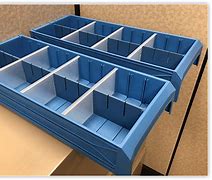 Image result for Plastic Storage Containers with Dividers