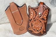 Image result for Tooled Leather Phone Holster