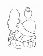 Image result for Best Friends Line Drawing