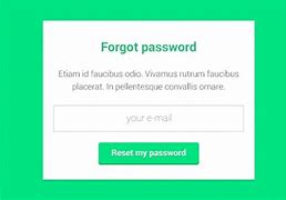 Image result for Forgot Password Screen Template