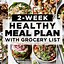 Image result for Healthy Meals Shopping List