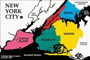 Image result for New York City Boroughs Map Harlem