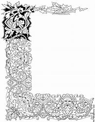 Image result for Medieval Paper Border Designs