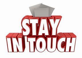 Image result for Stay in Touch Clip Art