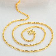 Image result for Necklace Pure 24K Gold