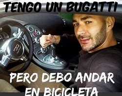 Image result for Benzema in a Ferrari Memes