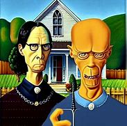 Image result for Beavis and Butthead American Gothic
