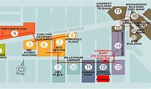 Image result for Winnipeg Downtown Skywalk Map