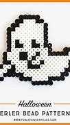 Image result for Perler Bead Ghost Pattern