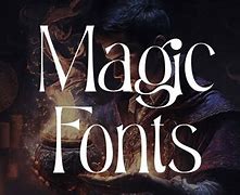 Image result for Magic English Font