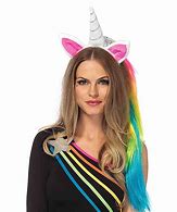 Image result for Unicorn Headband with Rainbow Horn