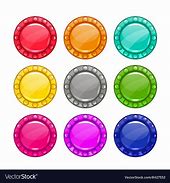 Image result for Colorful Round Buttons