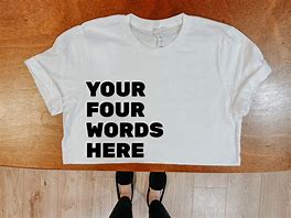 Image result for Random Word Shirt