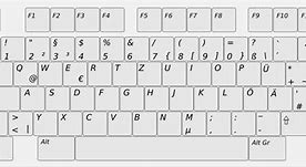 Image result for German Keyboard Layout