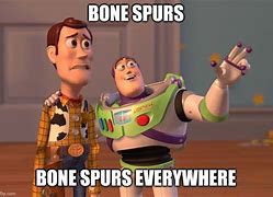Image result for Time Out Bone Spurs Meme