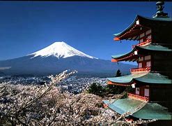 Image result for Mount Fuji in Winter