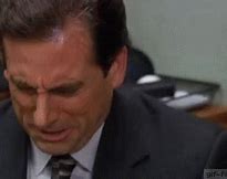 Image result for Michael Scott Sad Face