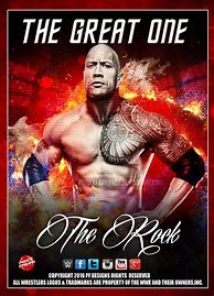 Image result for WWE The Rock Poster