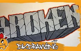 Image result for Broken Lettering