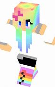 Image result for Rainbow Girl Minecraft Skin