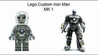 Image result for LEGO Iron Man Mark 1