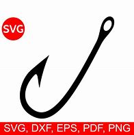 Image result for Fishing Hook Clip Art SVG