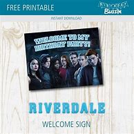Image result for Riverdale Printables
