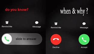 Image result for iPhone Calling Slide Answer