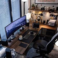 Image result for Awesome Office Set Up