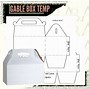 Image result for Gable Box Template Cricut 9X6x6