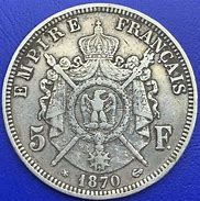 Image result for Empereur Napoleon Coin 5F