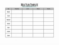 Image result for Meal Plan Template Download