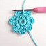 Image result for Crochet Flower Pillow Cover Pattern Free