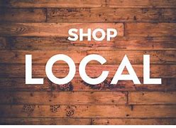 Image result for shop local sign wood