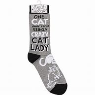 Image result for Crazy Cat Lady Socks