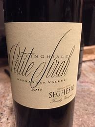 Image result for Seghesio Family Petite Sirah Cinghiale