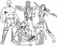 Image result for Guardians of the Galaxy Characters Drawing