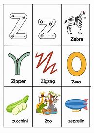 Image result for Letter Z Words with Design