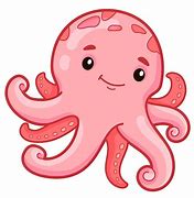 Image result for Adorable Cartoon Octopus