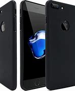 Image result for iPhone 7 Plus Matte Black in Clear Speck Case