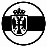 Image result for Serbia Flag Black and White