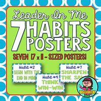 Image result for Leader in Me 7 Habits Poster