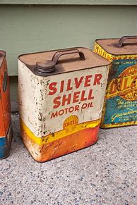 Image result for Shell Oil Can Vintage
