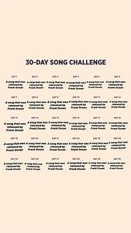 Image result for 30-Day Song Challegen