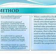 Image result for Approach Method and Technique