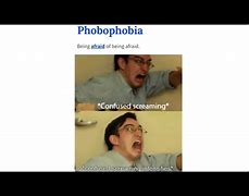 Image result for The Phobia of Being Know Meme