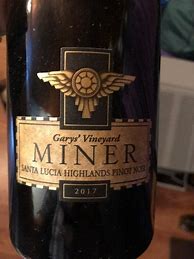Image result for Miner Family Pinot Noir Sierra Mar Santa Lucia Highlands