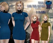 Image result for Sims 4 Star Trek Uniform Mod TS4