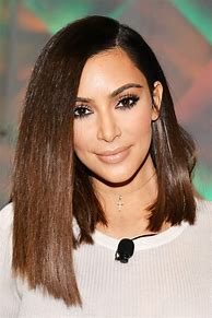 Image result for Kim Kardashian Brunette Hair